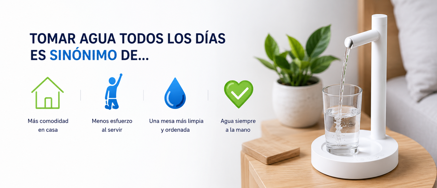 Dispensador de agua inteligente
