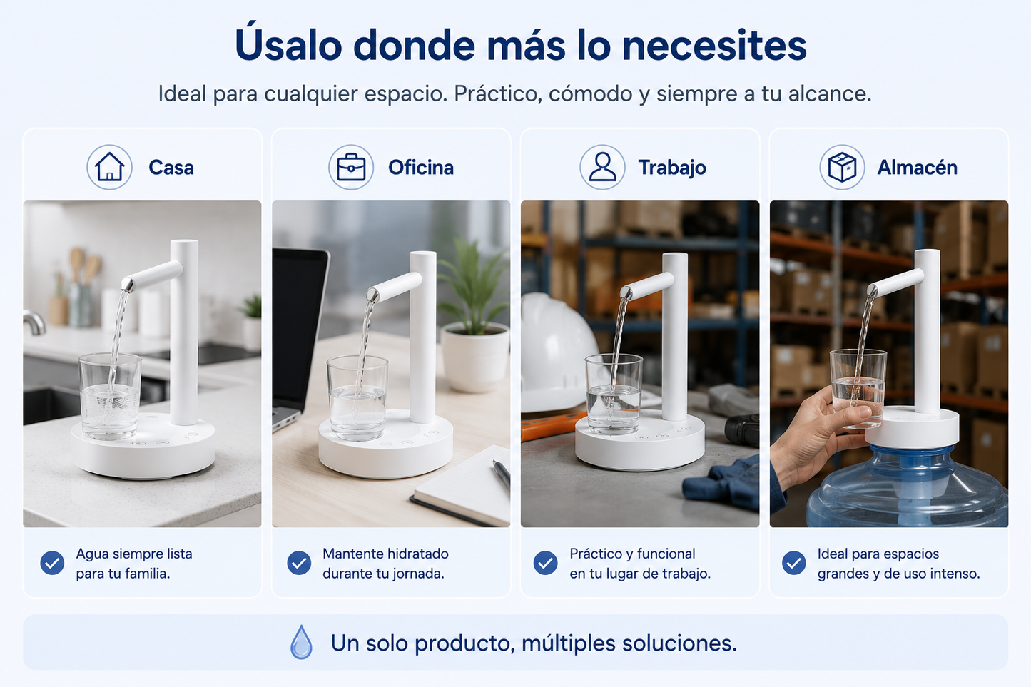 Dispensador de agua inteligente